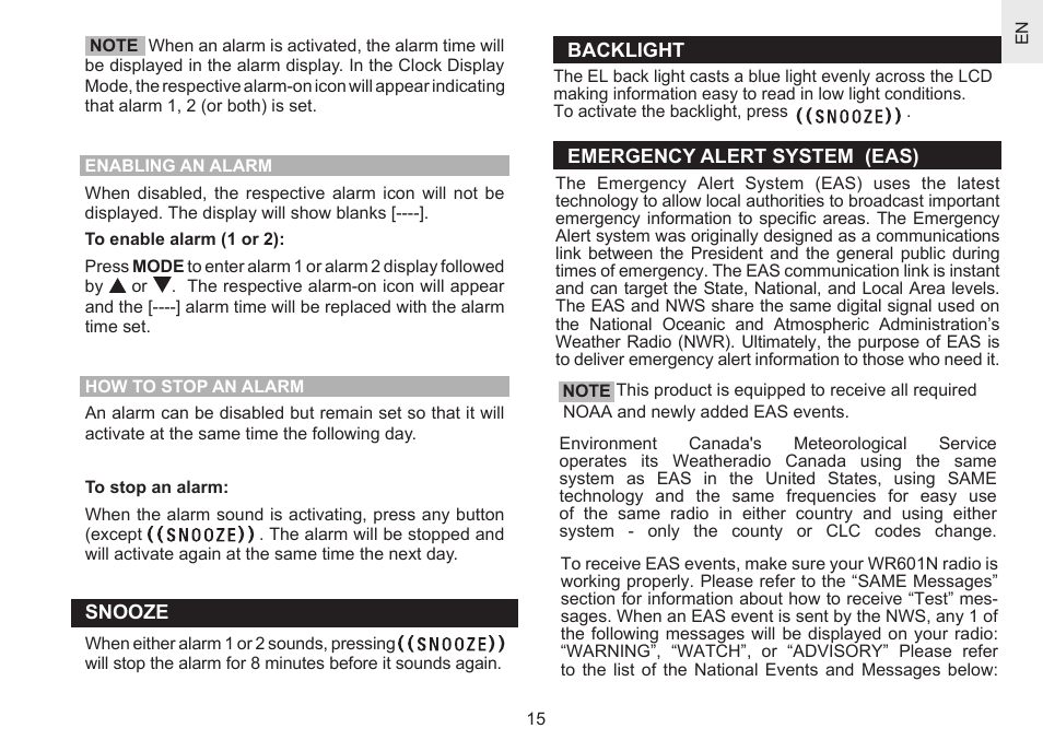 Oregon Scientific WR601N User Manual | Page 17 / 24