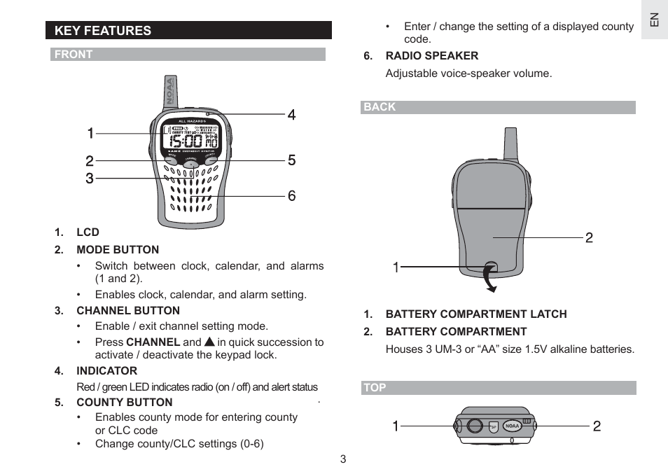 Oregon Scientific WR601N User Manual | Page 5 / 24