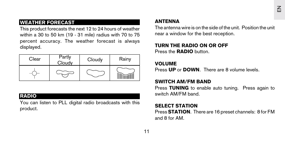 Oregon Scientific S+ARCK PS-S03U User Manual | Page 12 / 18