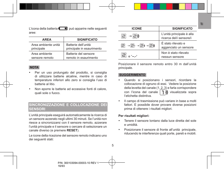 Oregon Scientific RAR501 User Manual | Page 16 / 93