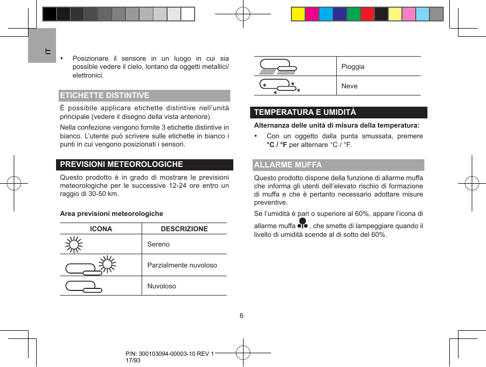 Oregon Scientific RAR501 User Manual | Page 17 / 93