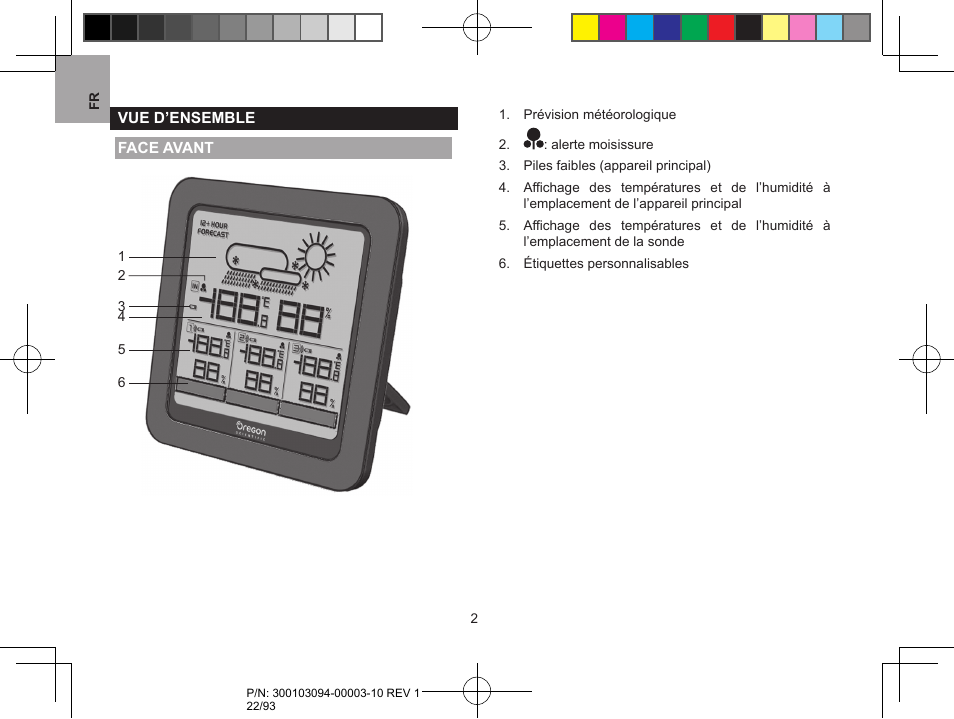 Oregon Scientific RAR501 User Manual | Page 22 / 93