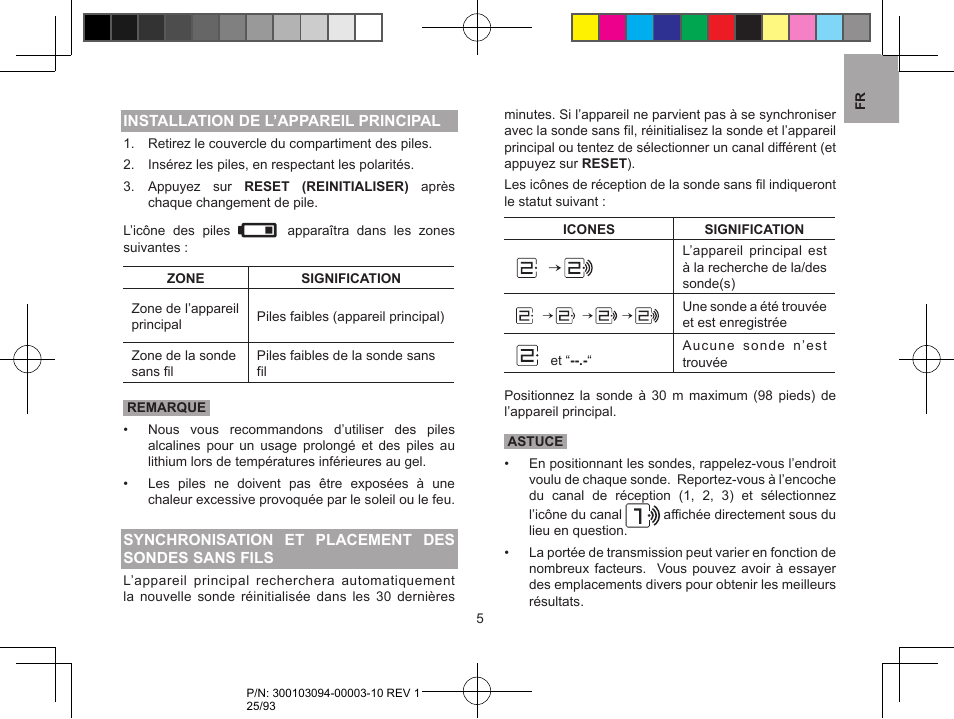 Oregon Scientific RAR501 User Manual | Page 25 / 93