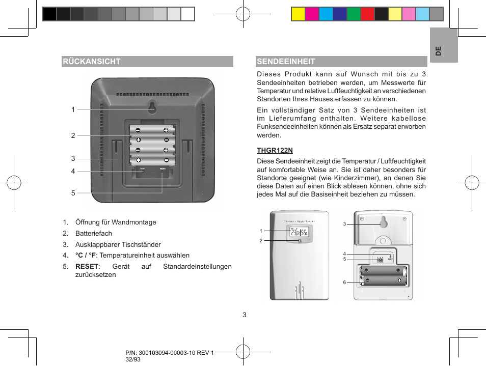 Oregon Scientific RAR501 User Manual | Page 32 / 93