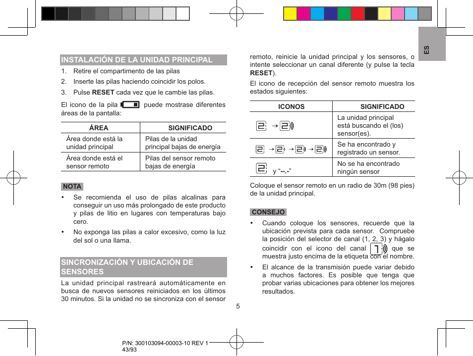 Oregon Scientific RAR501 User Manual | Page 43 / 93