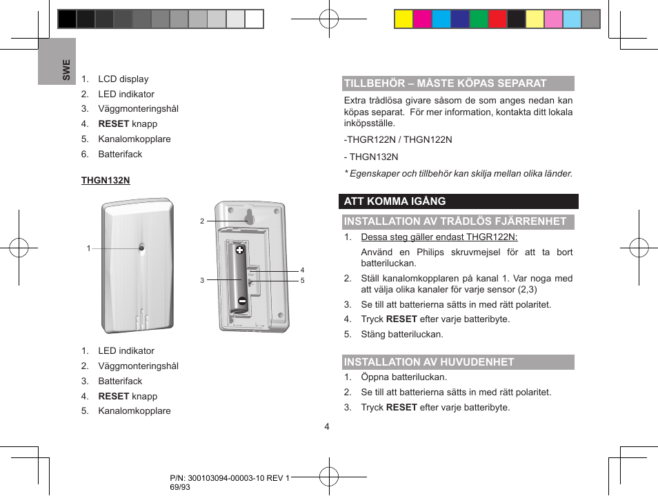 Oregon Scientific RAR501 User Manual | Page 69 / 93