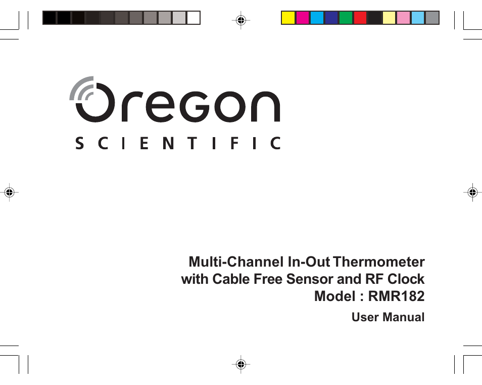 User manual | Oregon Scientific RMR182 User Manual | Page 15 / 15