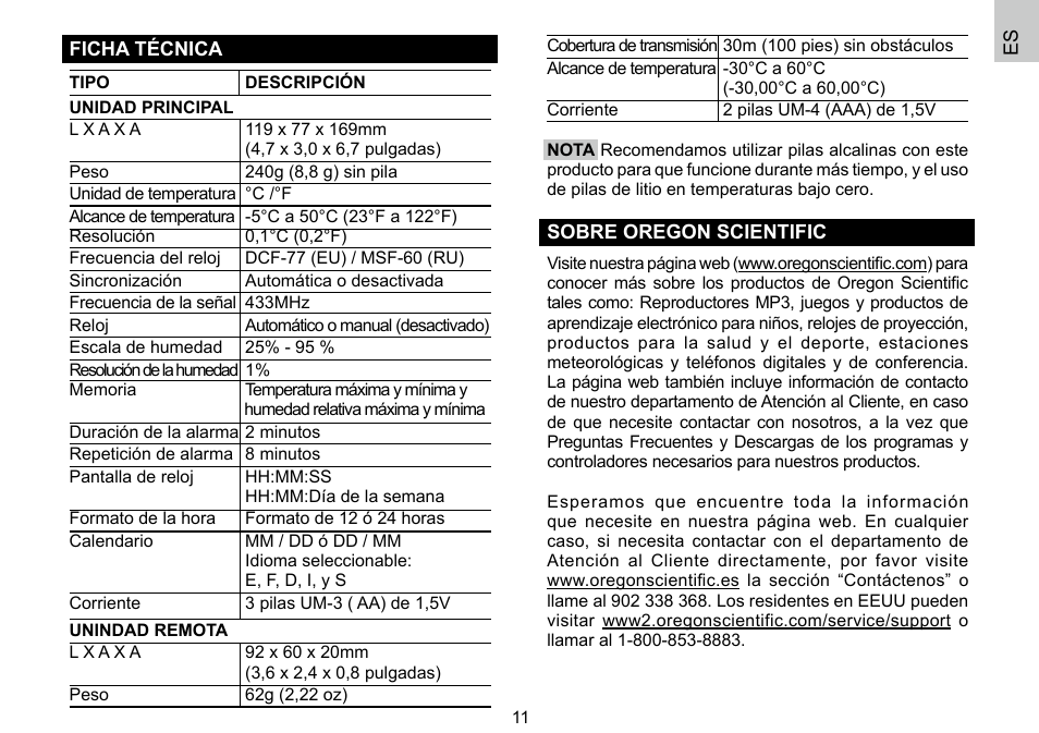 Oregon Scientific 086L004438-013 User Manual | Page 23 / 94