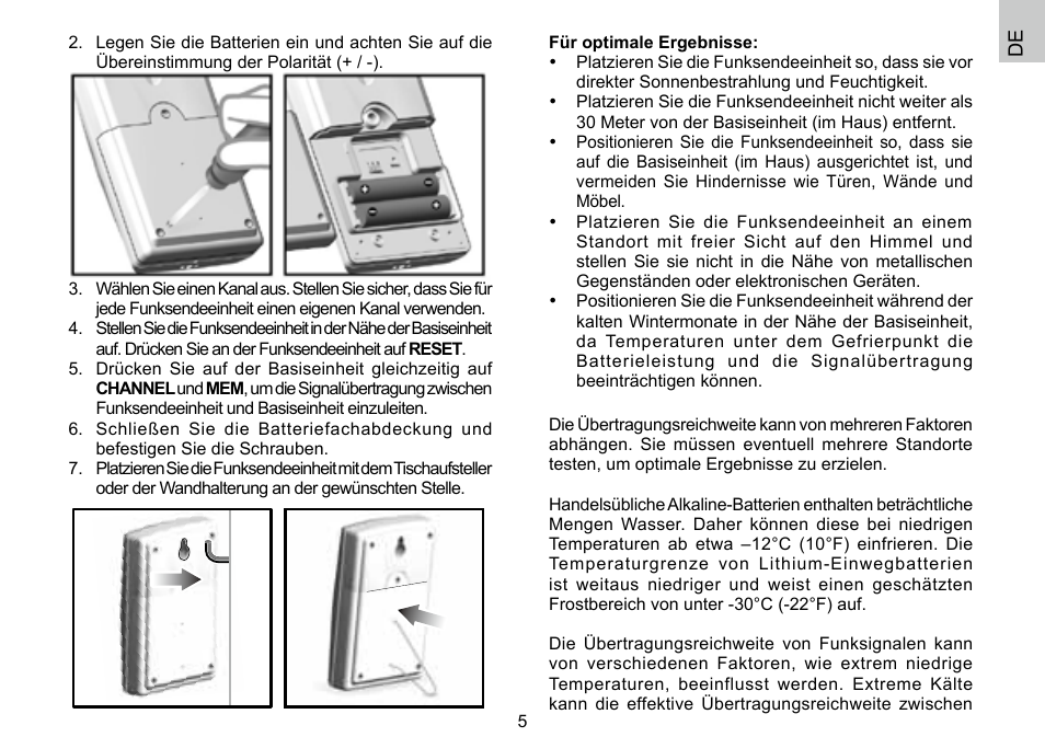 Oregon Scientific 086L004438-013 User Manual | Page 29 / 94