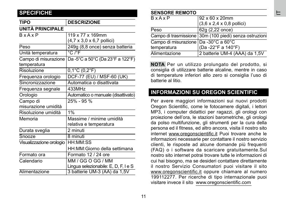 Oregon Scientific 086L004438-013 User Manual | Page 59 / 94