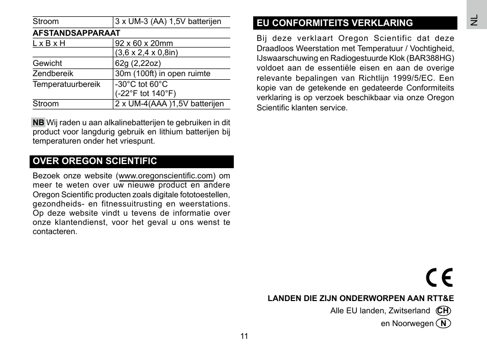 Oregon Scientific 086L004438-013 User Manual | Page 71 / 94