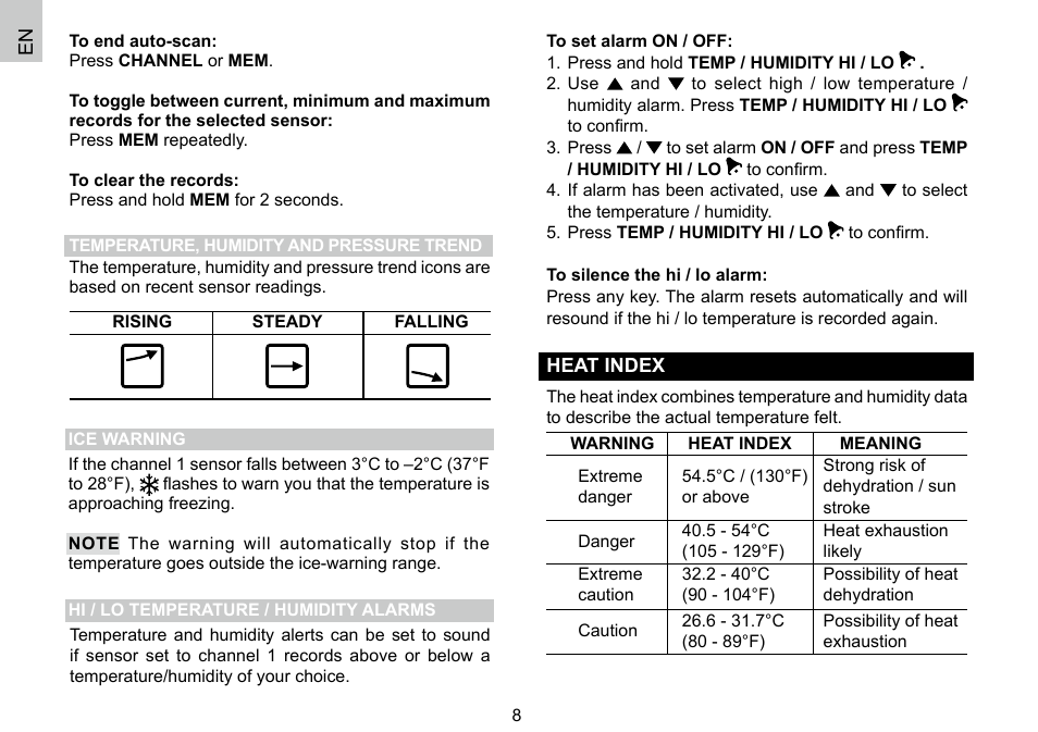 Oregon Scientific 086L004438-013 User Manual | Page 9 / 94