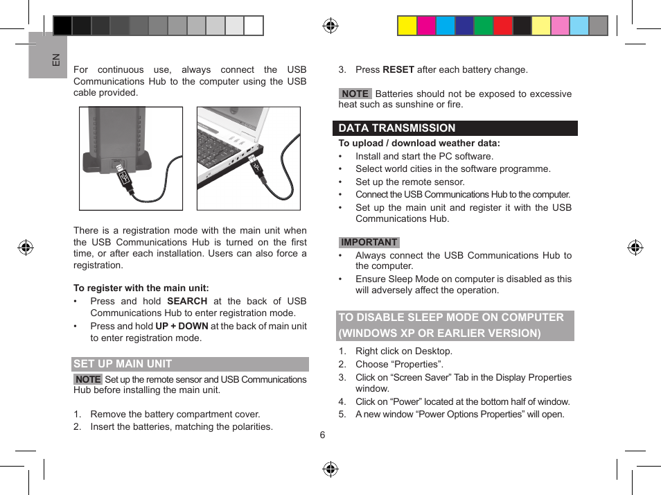 Oregon Scientific Global 5-Day Weather Adviser II I600 User Manual | Page 6 / 13