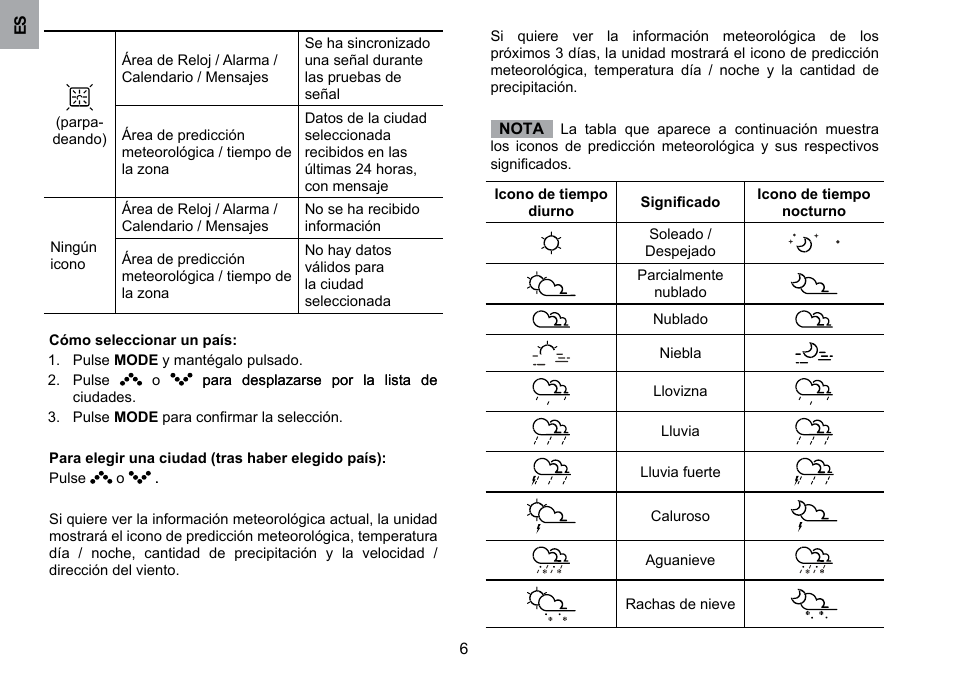 Oregon Scientific WMH800 User Manual | Page 16 / 78