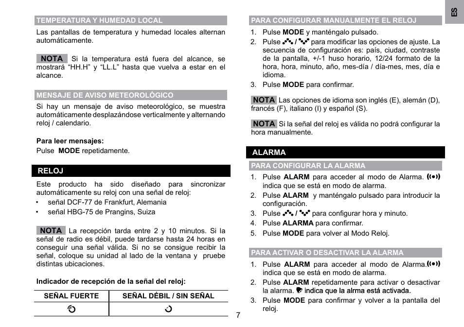 Oregon Scientific WMH800 User Manual | Page 17 / 78