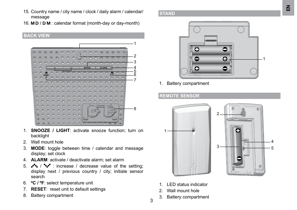 Oregon Scientific WMH800 User Manual | Page 4 / 78