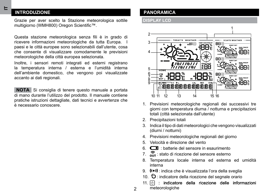 Oregon Scientific WMH800 User Manual | Page 42 / 78