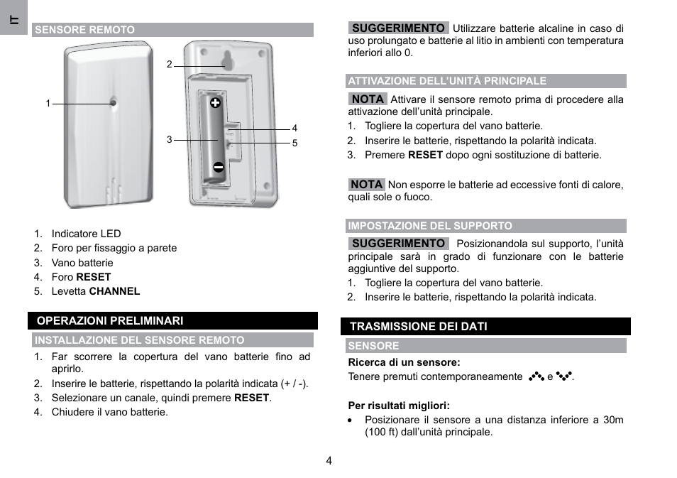 Oregon Scientific WMH800 User Manual | Page 44 / 78