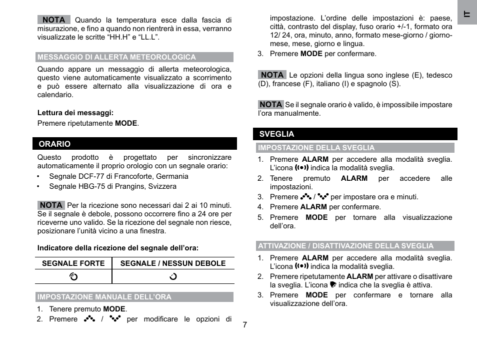 Oregon Scientific WMH800 User Manual | Page 47 / 78
