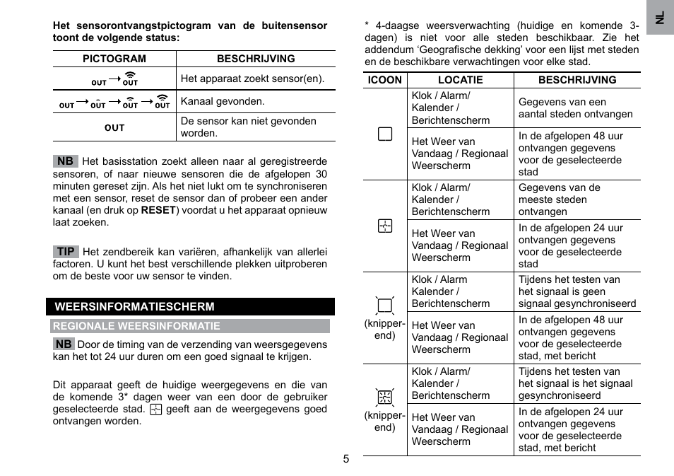 Oregon Scientific WMH800 User Manual | Page 54 / 78