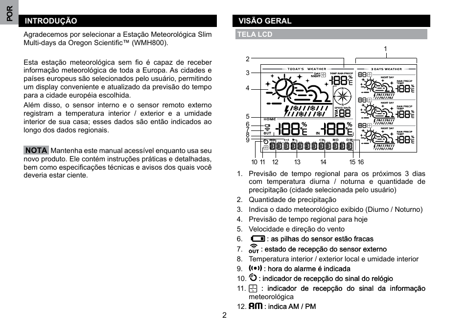 Oregon Scientific WMH800 User Manual | Page 60 / 78