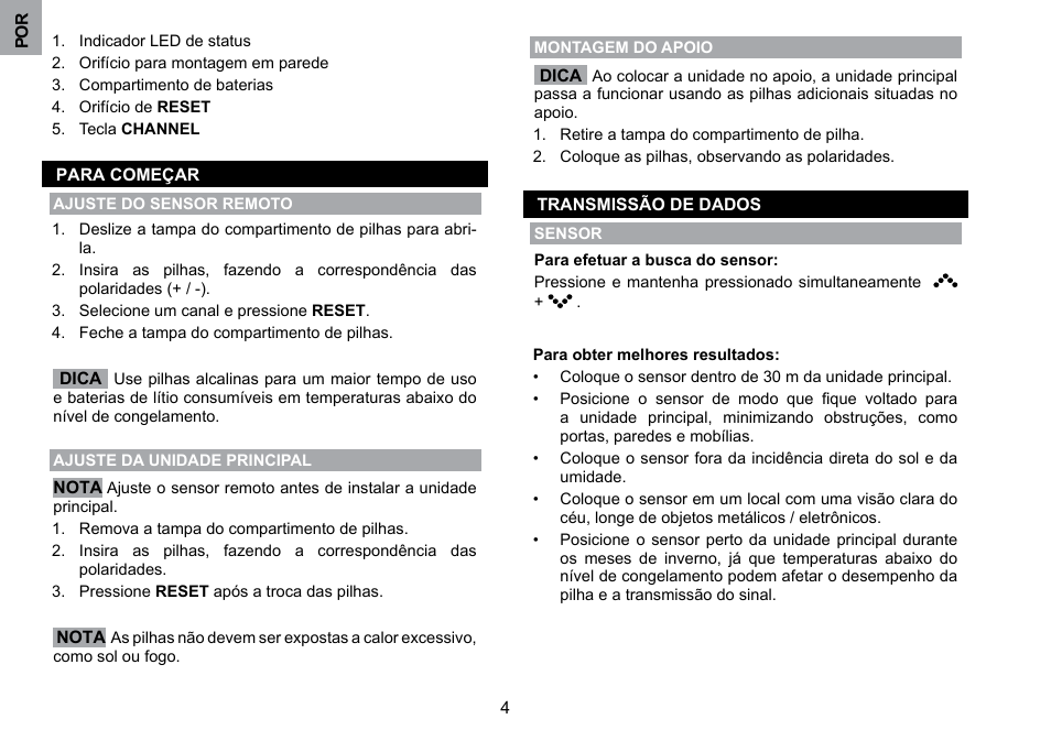 Oregon Scientific WMH800 User Manual | Page 62 / 78