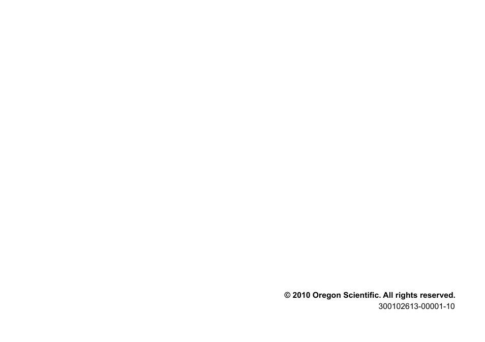 Oregon Scientific WMH800 User Manual | Page 78 / 78