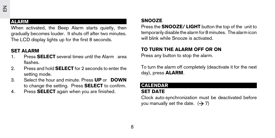 Oregon Scientific STARCK PS-S01U User Manual | Page 9 / 16