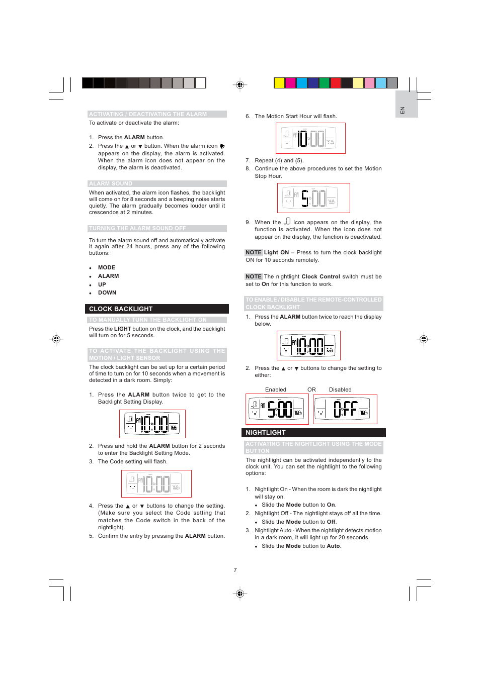 Oregon Scientific JMR868A User Manual | Page 7 / 13