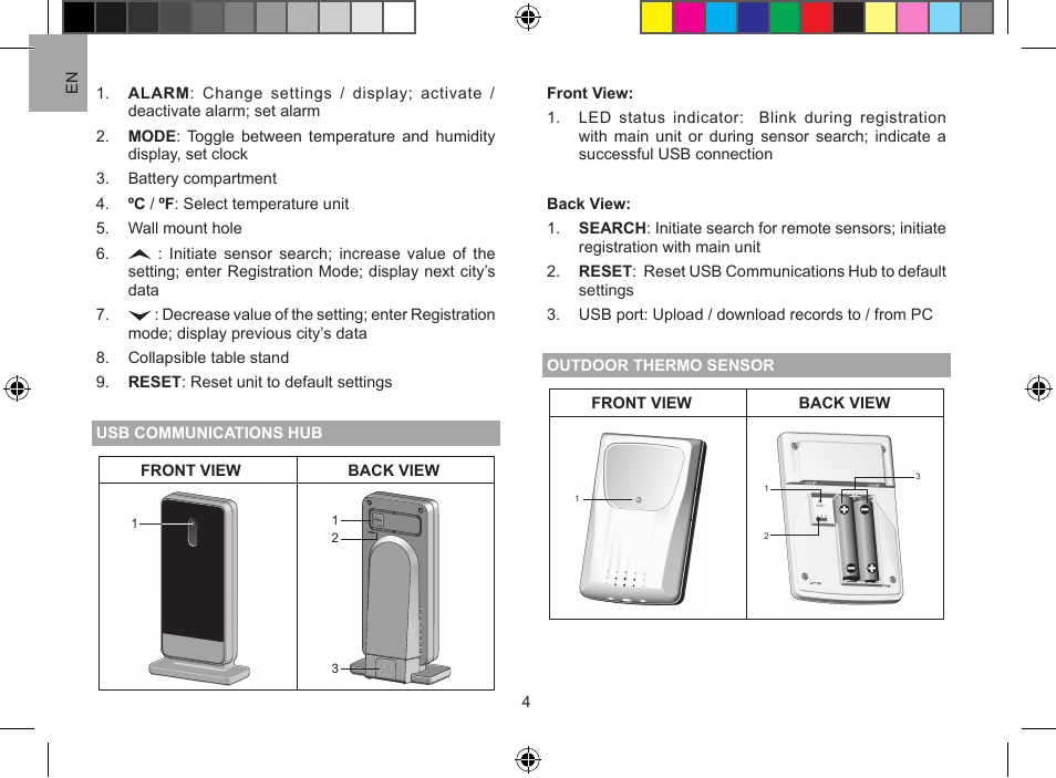 Oregon Scientific Global 5-Day Weather Adviser I I300 User Manual | Page 5 / 13