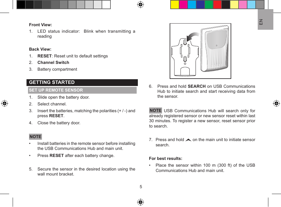 Oregon Scientific Global 5-Day Weather Adviser I I300 User Manual | Page 6 / 13