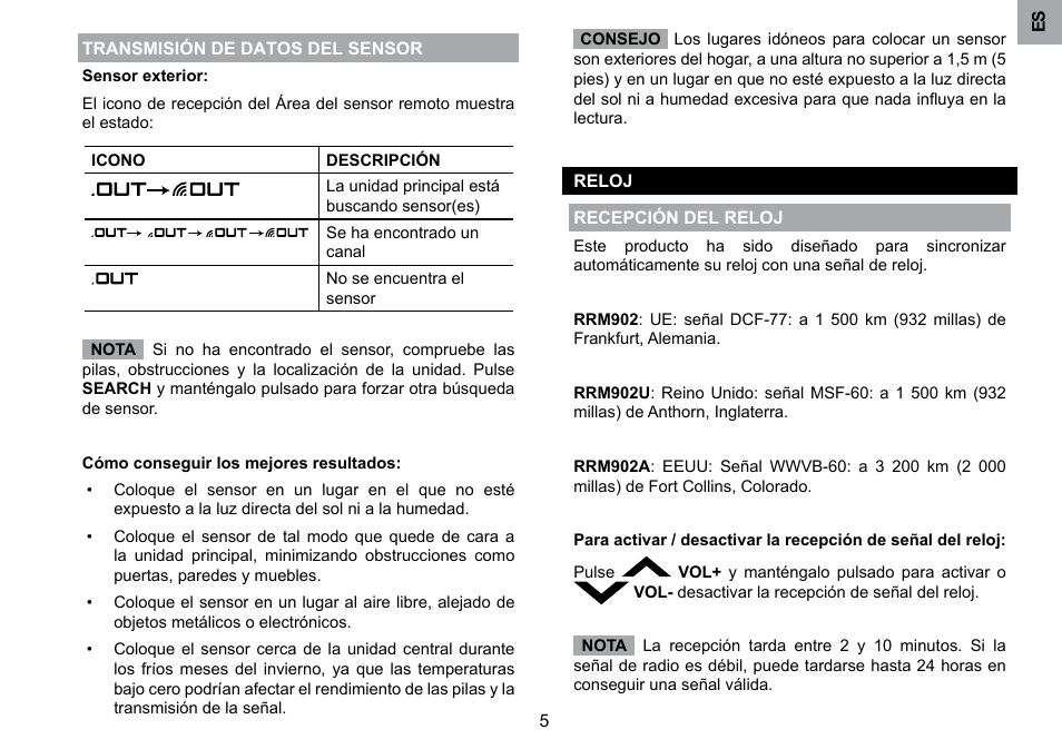 Oregon Scientific RRM902 User Manual | Page 17 / 84