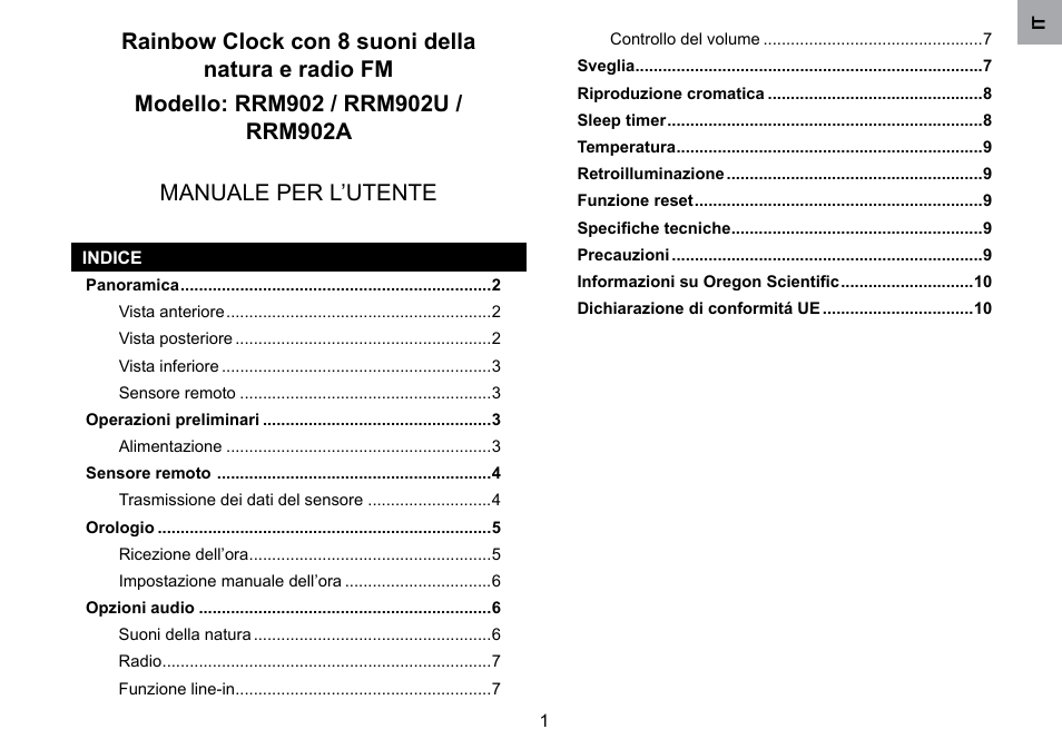 Oregon Scientific RRM902 User Manual | Page 44 / 84