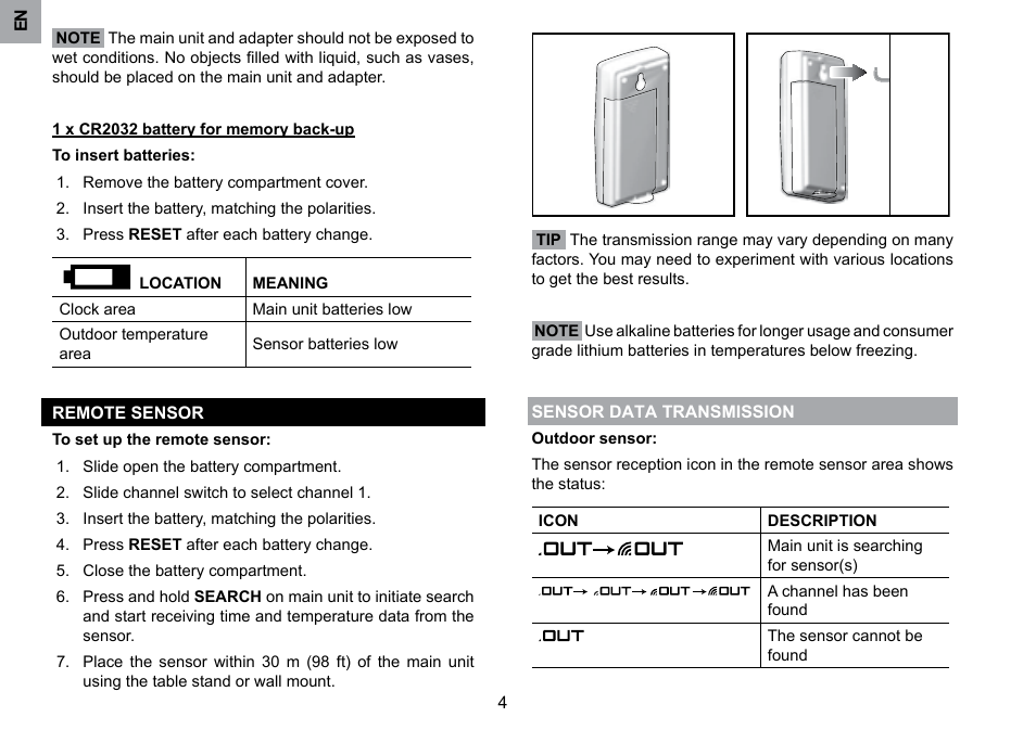 Oregon Scientific RRM902 User Manual | Page 5 / 84