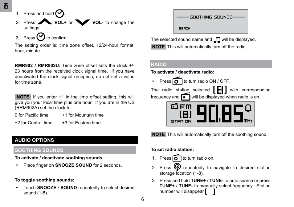 Oregon Scientific RRM902 User Manual | Page 7 / 84