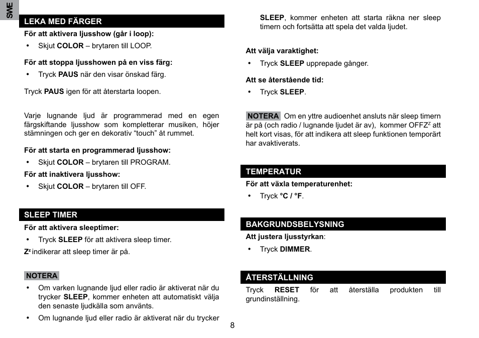 Oregon Scientific RRM902 User Manual | Page 81 / 84