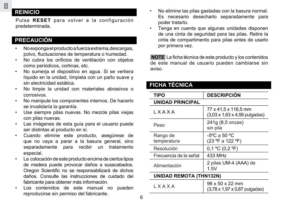 Oregon Scientific RMR202A User Manual | Page 14 / 58