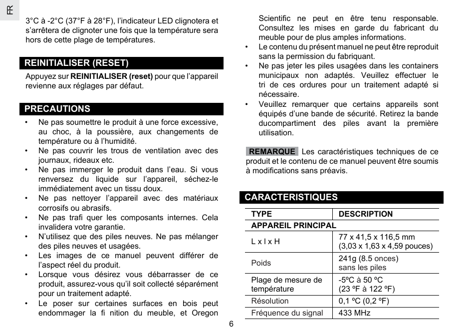 Oregon Scientific RMR202A User Manual | Page 28 / 58
