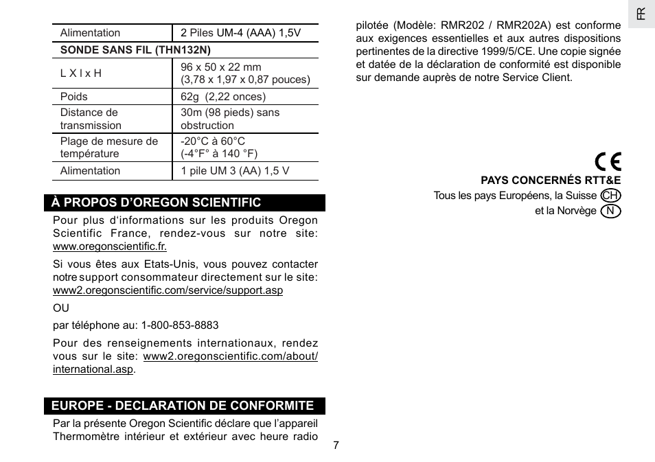 Oregon Scientific RMR202A User Manual | Page 29 / 58