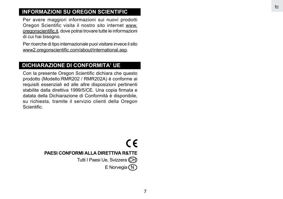 Oregon Scientific RMR202A User Manual | Page 36 / 58