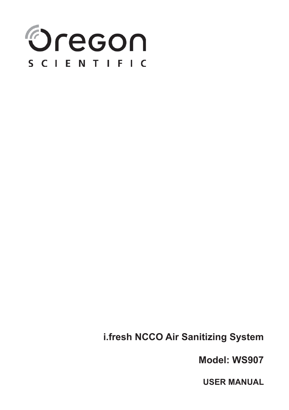 Oregon Scientific i.fresh WS907 User Manual | 77 pages