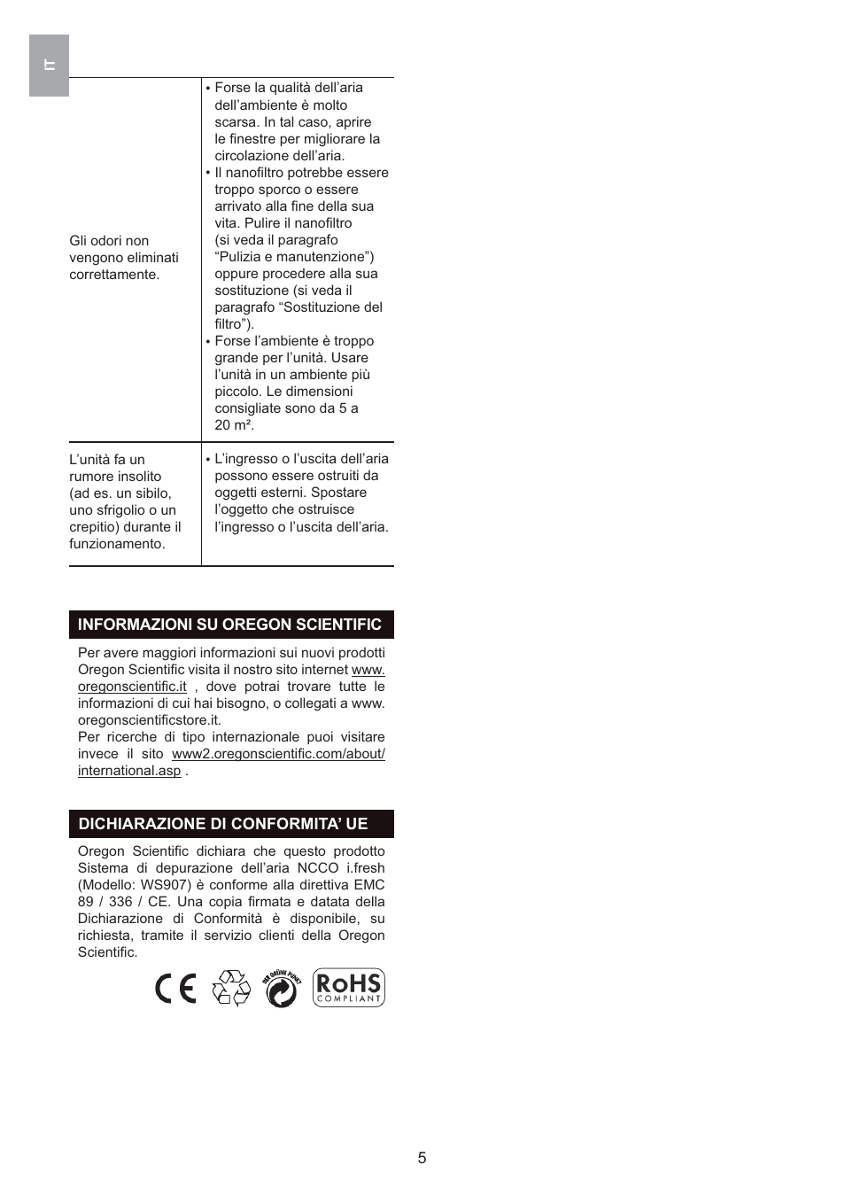 Oregon Scientific i.fresh WS907 User Manual | Page 16 / 77