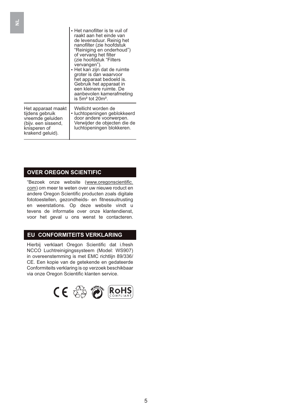 Oregon Scientific i.fresh WS907 User Manual | Page 56 / 77