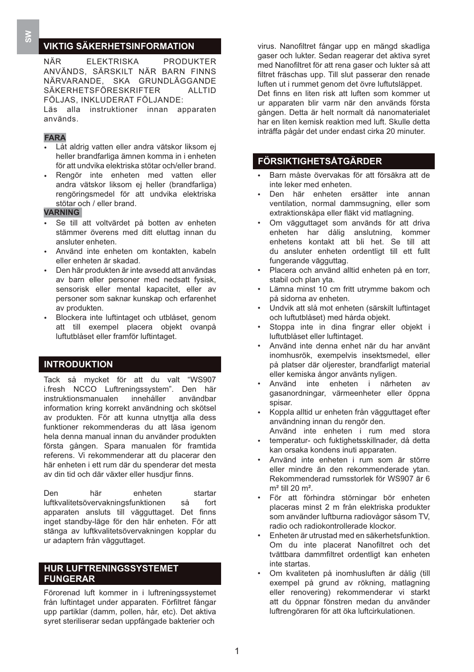 Oregon Scientific i.fresh WS907 User Manual | Page 60 / 77