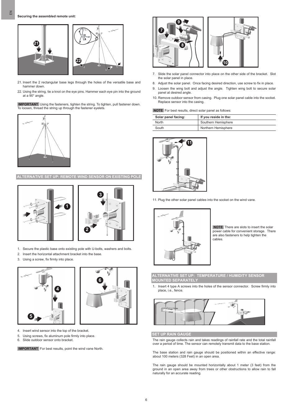 Oregon Scientific WMR200 User Manual | Page 6 / 11