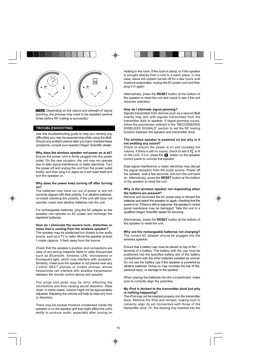 Oregon Scientific IB368 User Manual | Page 15 / 18