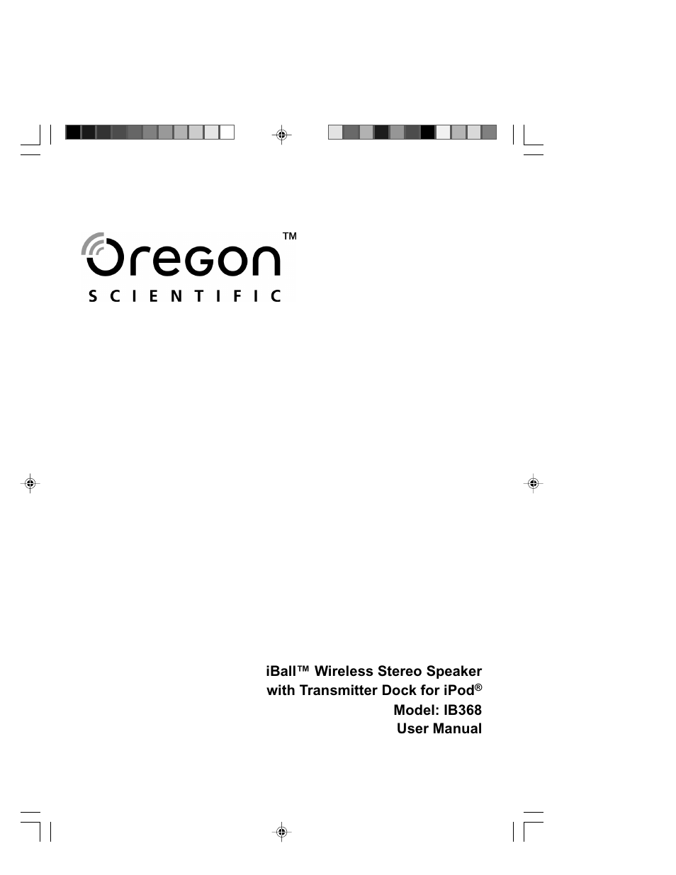 Oregon Scientific IB368 User Manual | Page 18 / 18