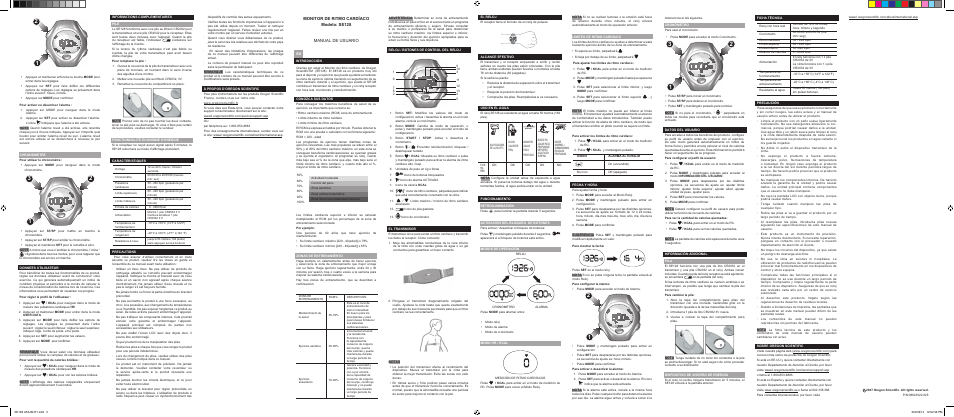 Oregon Scientific SE128 User Manual | Page 2 / 2