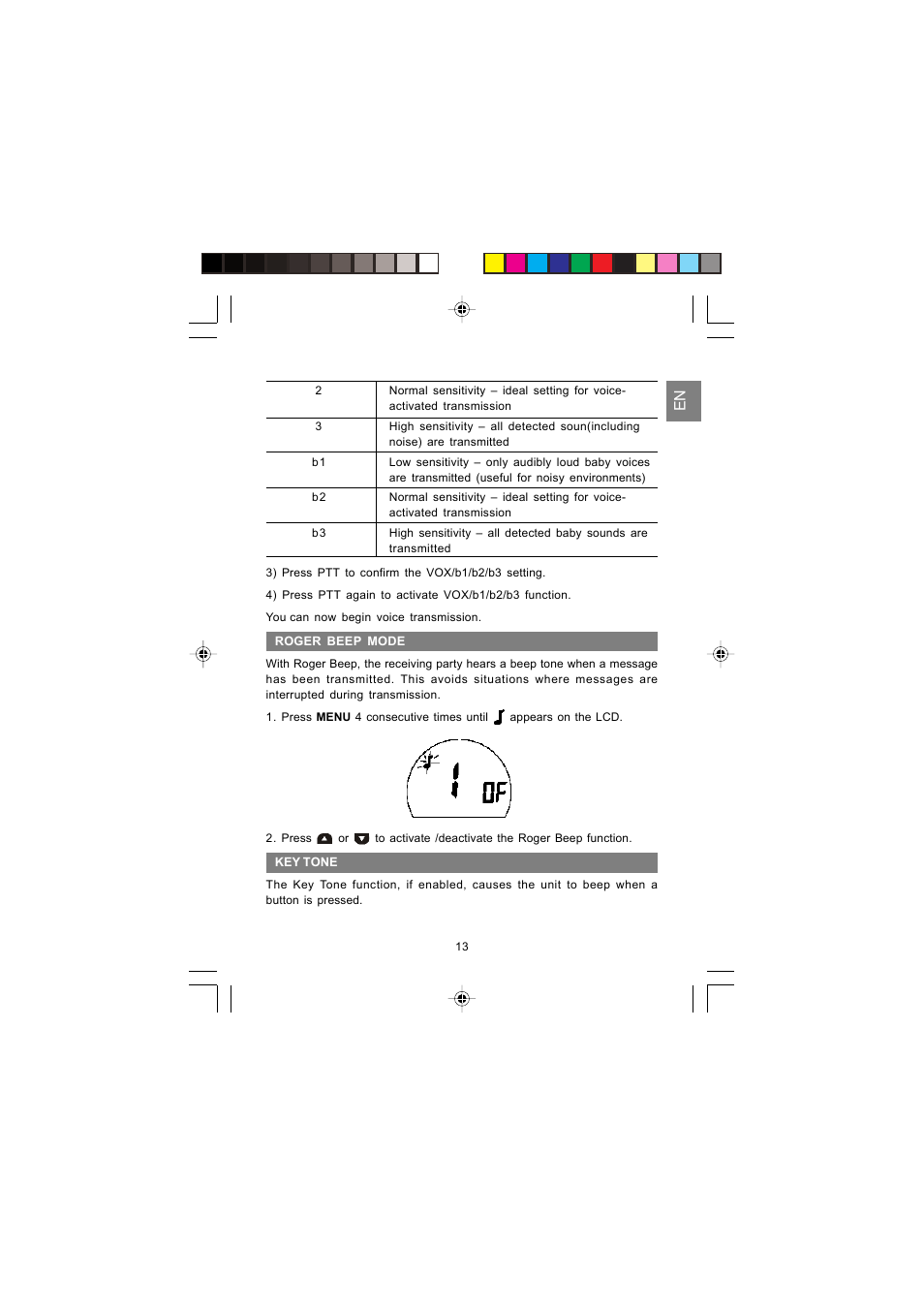 Oregon Scientific PMR RADIO TRANSCEIVER TP380 User Manual | Page 13 / 20