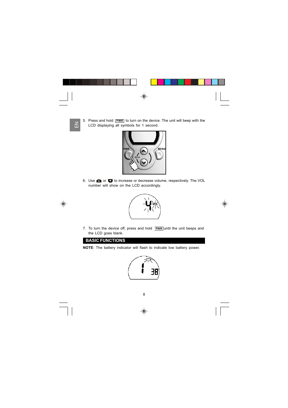 Oregon Scientific PMR RADIO TRANSCEIVER TP380 User Manual | Page 8 / 20